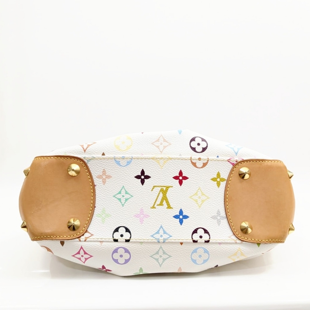 ✨️💎EXCELLENT CONDITION, Authentic Louis Vuitton Judy Pm White Multicolor - Picture 11 of 16